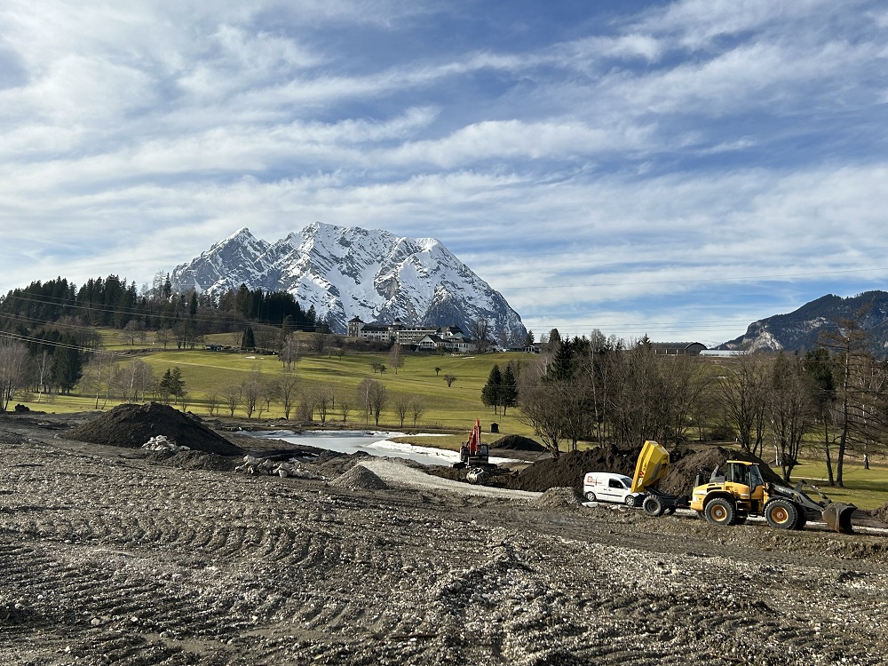 Umbau Golfplatz Schloss Pichlarn