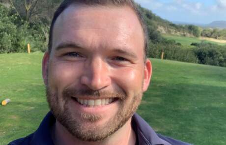 Moritz Schuster Picture: PGA Head Pro Moritz Schuster on the golf course