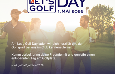 Bild: Plakat des Let's Golf Day