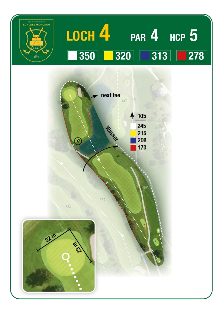Grafik: GCC Schloss Pichlarn Loch 4